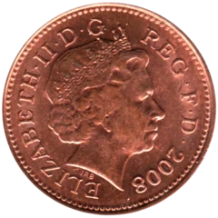 Preview 1 penny, 2008 obverse