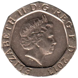 Preview 20 pence, 2013 obverse