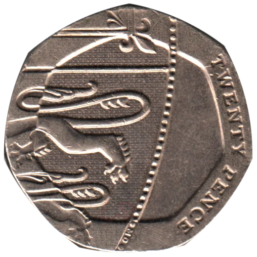 20 pence, 2013 Reverse