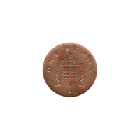 Preview 1 penny, 1996 reverse