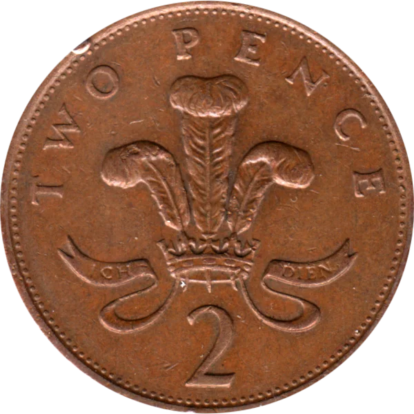 2 pence, 1985 Reverse