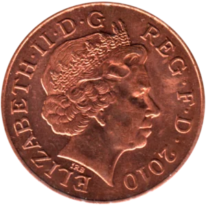 Preview 2 pence, 2010 obverse