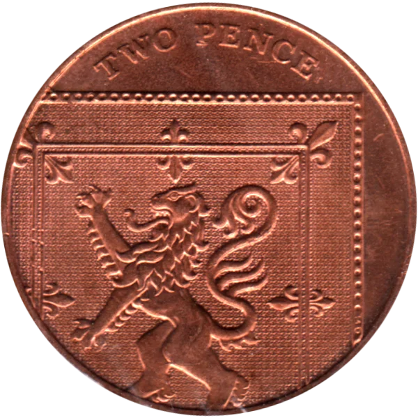 2 pence, 2010 Reverse