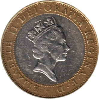 Preview 2 Pounds, 1997 obverse