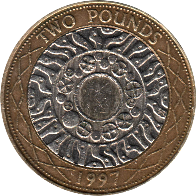 2 Pounds, 1997 Reverse