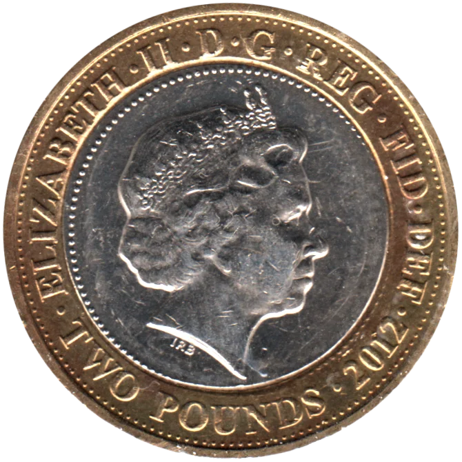 2 Pounds, 2012 Obverse
