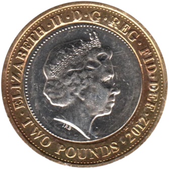 Preview 2 Pounds, 2012 obverse