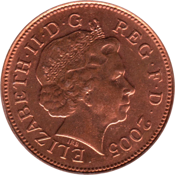 2 pence, 2005 Obverse