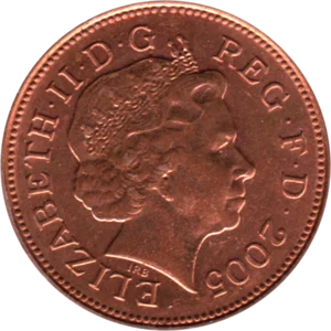Preview 2 pence, 2005 obverse