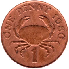 Preview 1 penny, 1986 reverse