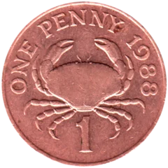 Preview 1 penny, 1988 reverse