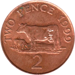 Preview 2 pence, 1999 reverse