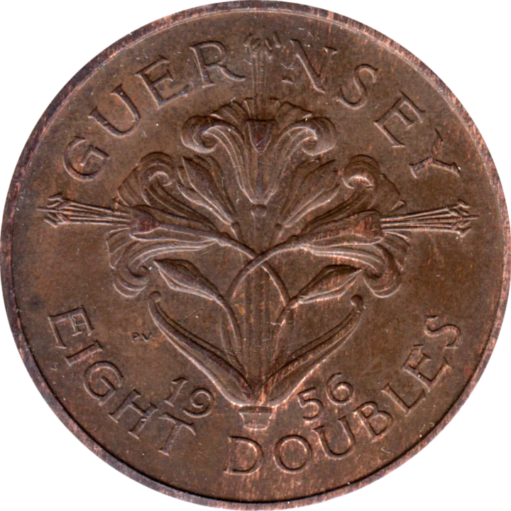 8 doubles, 1956 Reverse