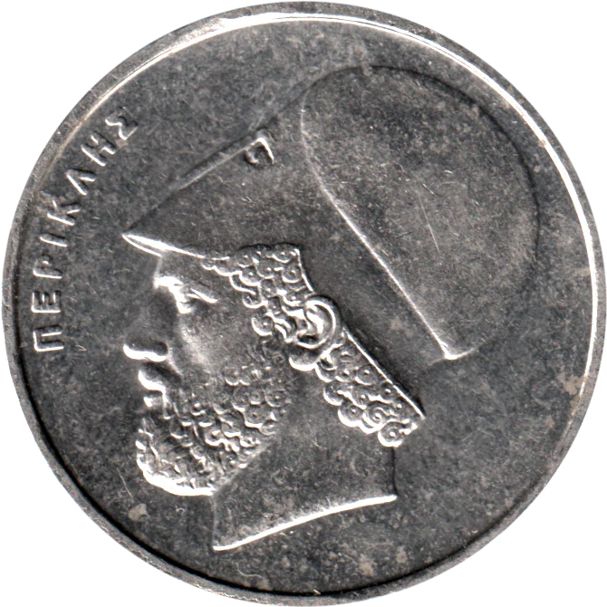20 Drachmes, 1988 Obverse