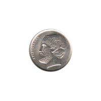 Preview 5 Drachmes, 1986 obverse