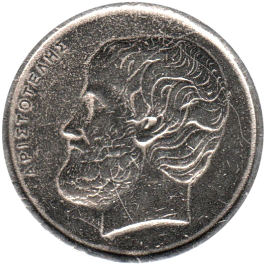 5 Drachmes, 1976 Obverse