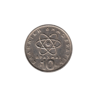 Preview 10 Drachmes, 1980 reverse