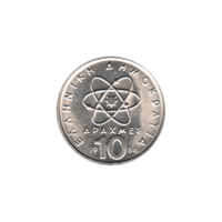Preview 10 Drachmes, 1986 reverse