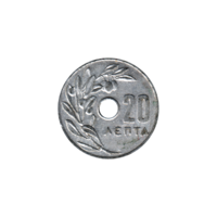 Preview 20 lepta, 1964 reverse