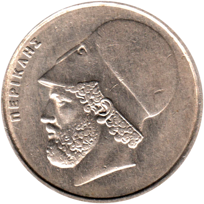 20 Drachmes, 1984 Obverse