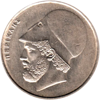 Preview 20 Drachmes, 1984 obverse