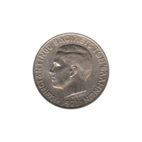 Preview 5 Drachmes, 1971 obverse