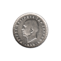 Preview 10 Drachmes, 1959 obverse