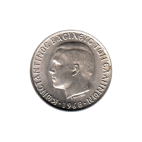 Preview 10 Drachmes, 1968 obverse