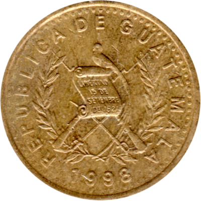 50 centavos, 1998 Obverse