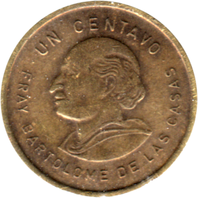 1 centavo, 1980 Reverse