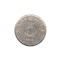 Preview 5 Dollars, 1981 reverse