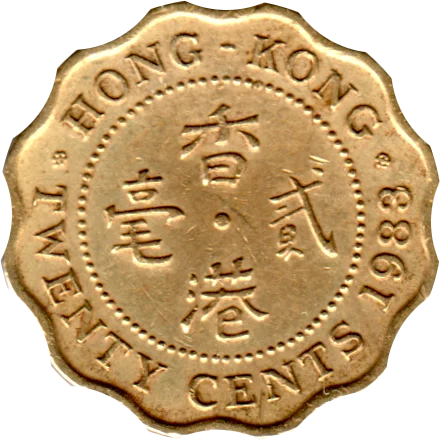 20 cents, 1983 Reverse