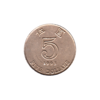 Preview 5 Dollars, 1993 reverse