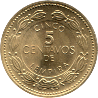 5 centavos, 1999 Reverse
