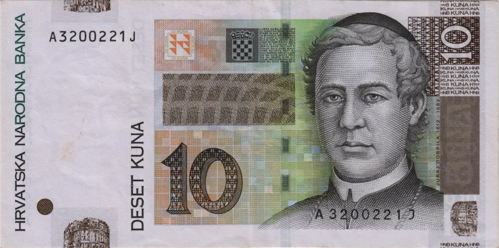 10 Kune, 2001 Reverse