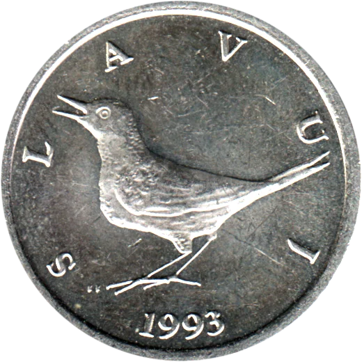 1 Kuna, 1993 Obverse