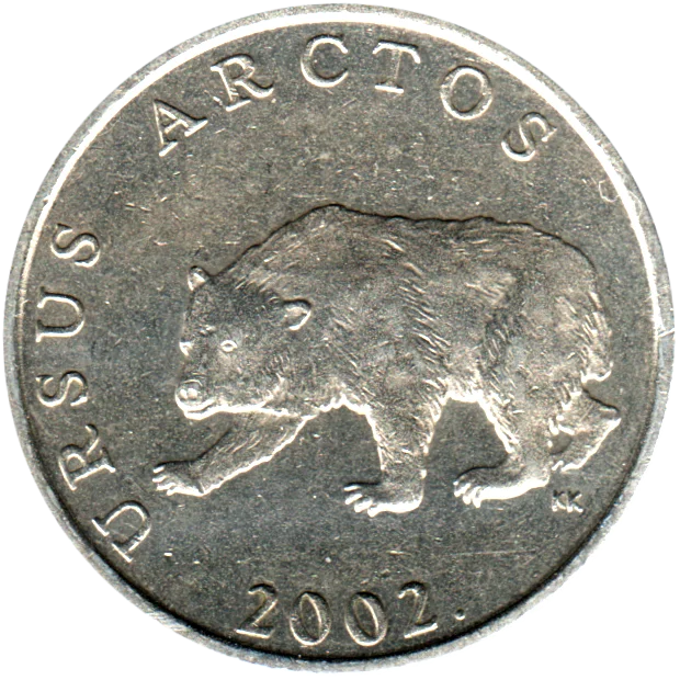 5 Kune, 2002 Obverse
