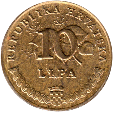 10 lipe, 1993 Reverse