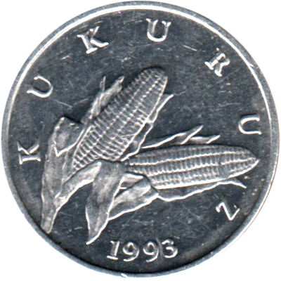 1 lipa, 1993 Obverse