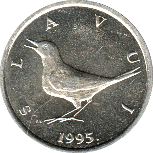 1 Kuna, 1995 Obverse