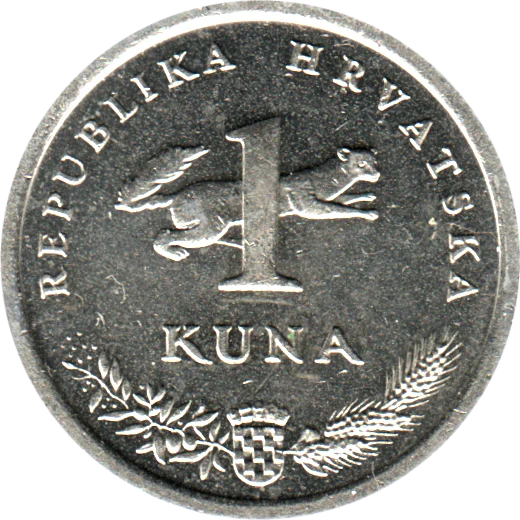 1 Kuna, 1995 Reverse