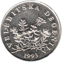 Preview 50 lipe, 1993 obverse