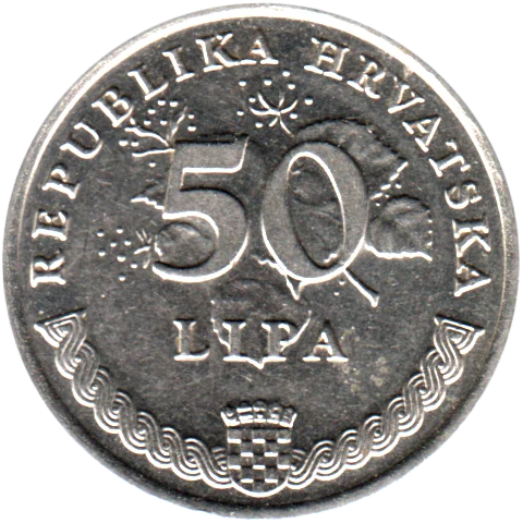 50 lipe, 1993 Reverse