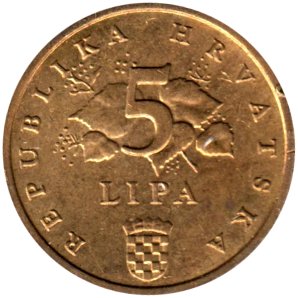5 lipe, 2009 Reverse