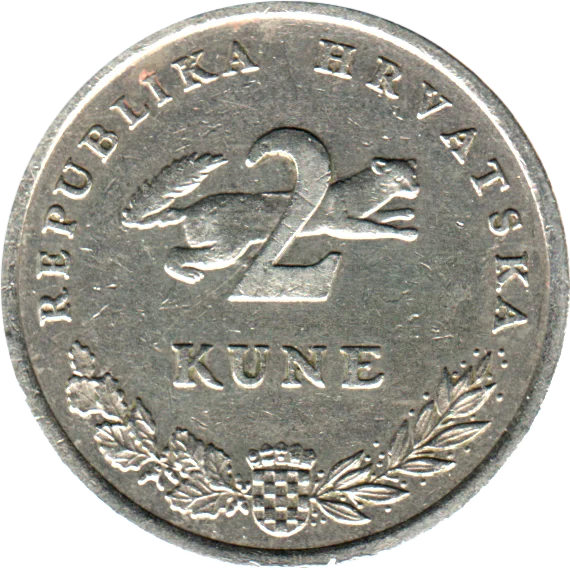 2 Kune, 1995 Reverse