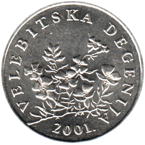 50 lipe, 2001 Obverse