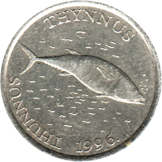 2 Kune, 1996 Obverse