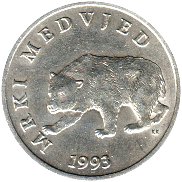 5 Kune, 1993 Obverse