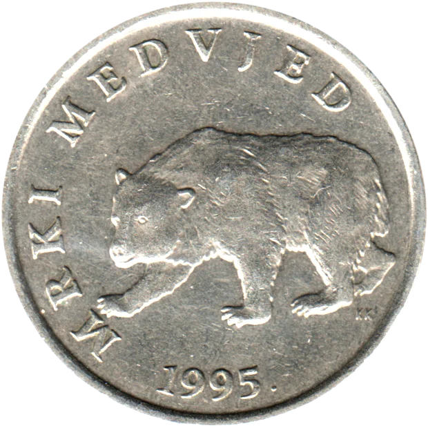5 Kune, 1995 Obverse