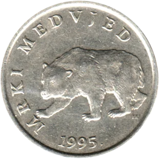 Preview 5 Kune, 1995 obverse